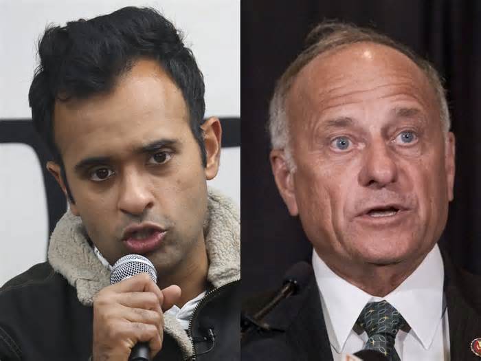 Vivek Ramaswamy says ex-Rep. Steve King, who was ostracized for his comments on white supremacy, was 'wrongfully villainized'