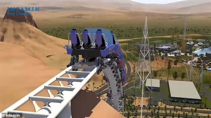 The Falcons Flight roller coaster at Six Flags Qiddiya in Saudi Arabia is expected to break world records for the fastest, tallest and longest roller coaster in the world.