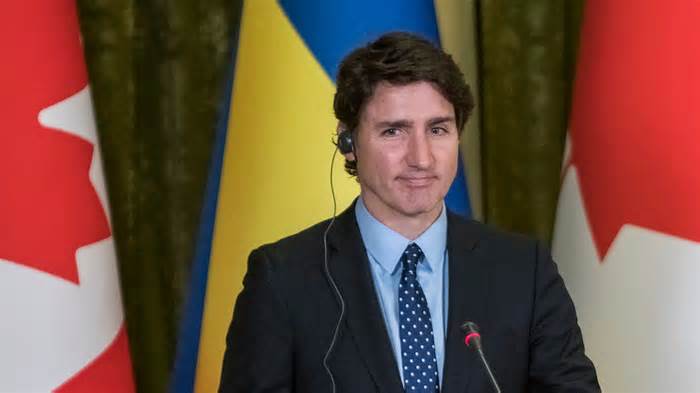 Canadian Prime Minister Justin Trudeau in Kyiv, Ukraine June 10, 2023