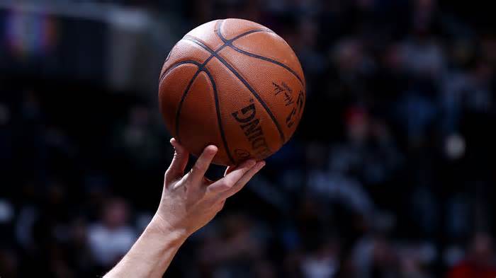 a generic view of the game ball during the game between the San Antonio Spurs and Brooklyn Nets on January 17, 2018 at Barclays Center in Brooklyn, New York.