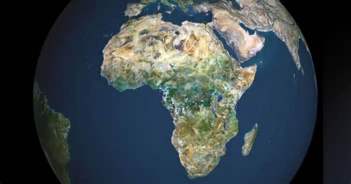 Scientists say Africa, the world's second-largest continent, is slowly splitting up in a process that will unfold over millions of years. By: MEGA