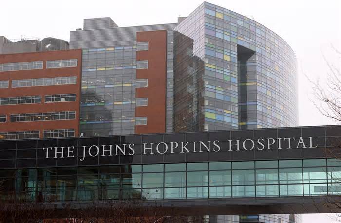 The Johns Hopkins Hospital in Baltimore.
