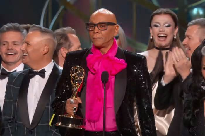 RuPaul at the 2023 Emmys