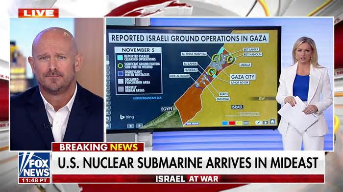 Pentagon publicizes submarine movements to the Middle East