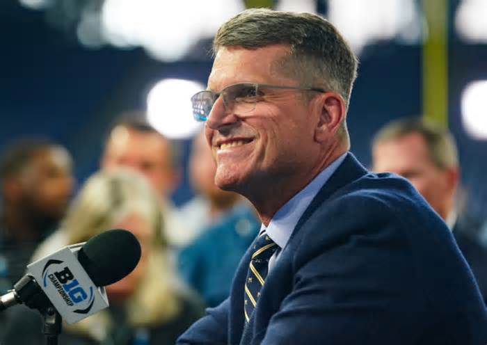 Jim Harbaugh's Extremely Relatable Comment About The Ohio State vs. Notre Dame Game Goes Viral