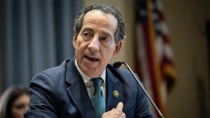 Jamie Raskin leads a roundtable discussion on issues of gun violence, in the Rayburn House Office Building on Capitol Hill November 13, 2023 in Washington D.C.