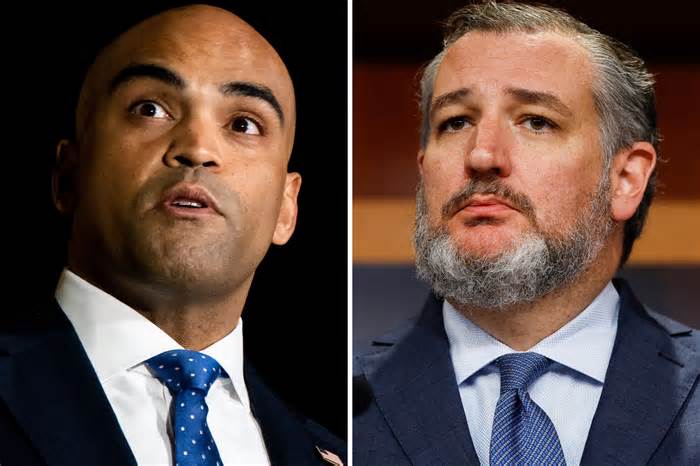 Colin Allred and Ted Cruz