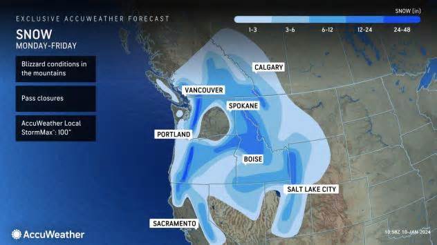 100 inches of snow and 40 below zero: Northwest faces harsh winter weather