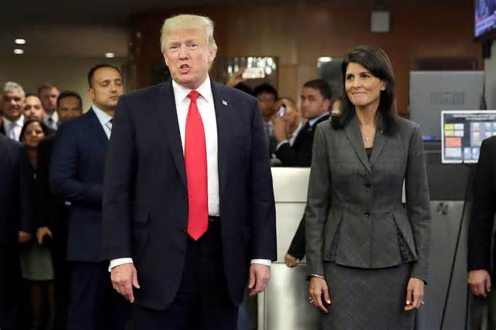 Trump promotes 'totally baseless' birther conspiracy theory against Nikki Haley