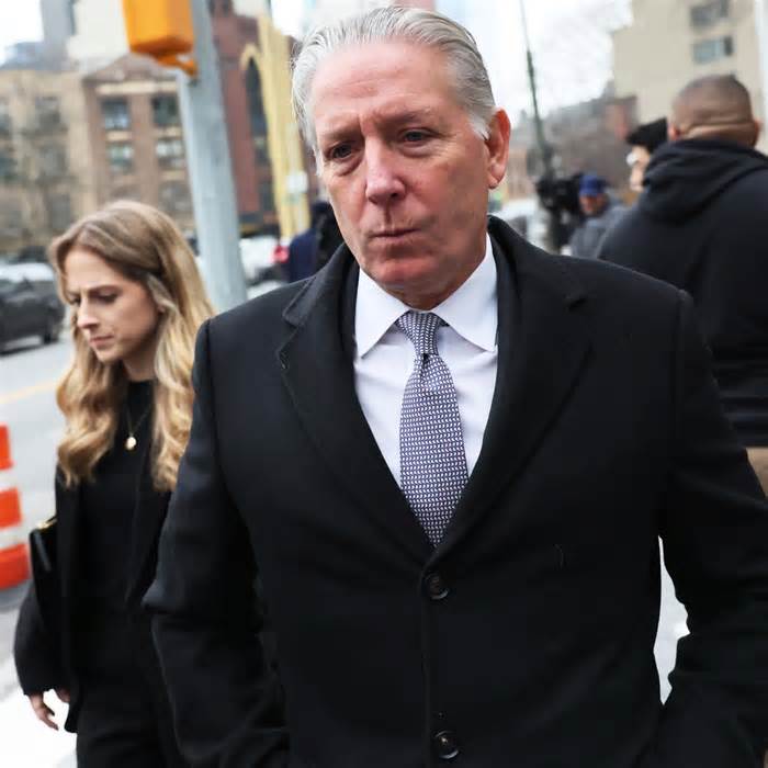 Charles McGonigal, the former head of counterintelligence in the FBI's New York office, leaves the federal courthouse in Manhattan on Feb. 9, 2023.