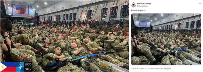 Photo shows British troops leaving Afghanistan, not US troops deployed to Philippines