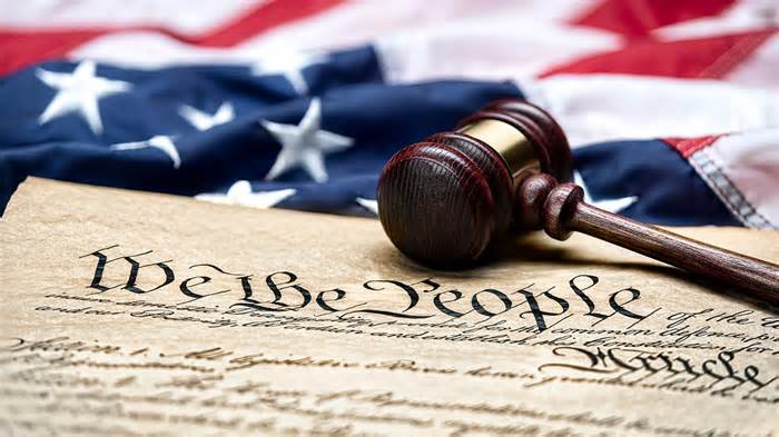 The U.S. Constitution was ratified by nine of the 13 states, making it binding.