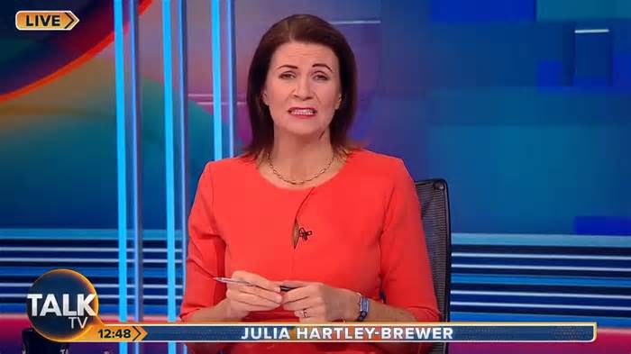 TalkTV's Julia Hartley-Brewer.