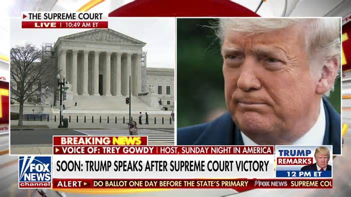 Trump was politically targeted, and that is SCOTUS's unanimous opinion: Trey Gowdy