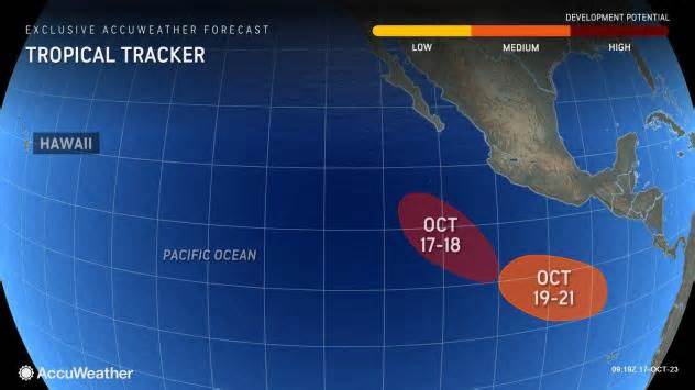 Budding East Pacific tropical storm may eventually fuel rain in the US
