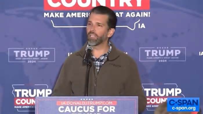 Don Jr. Tells a Real Whopper About the Economy During Iowa Rally