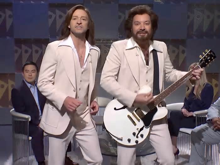 Jimmy Fallon and Justin Timberlake on 'SNL'