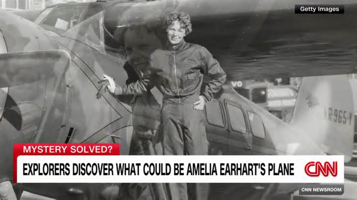 Researchers capture image of what they believe is Amelia Earhart’s missing plane