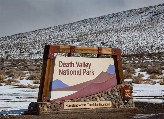 Snow in Death Valley National Park
