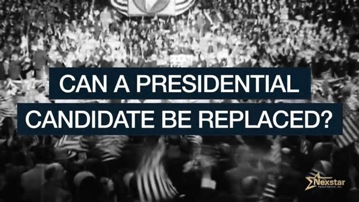 Can a candidate be replaced after winning the presidential primary?