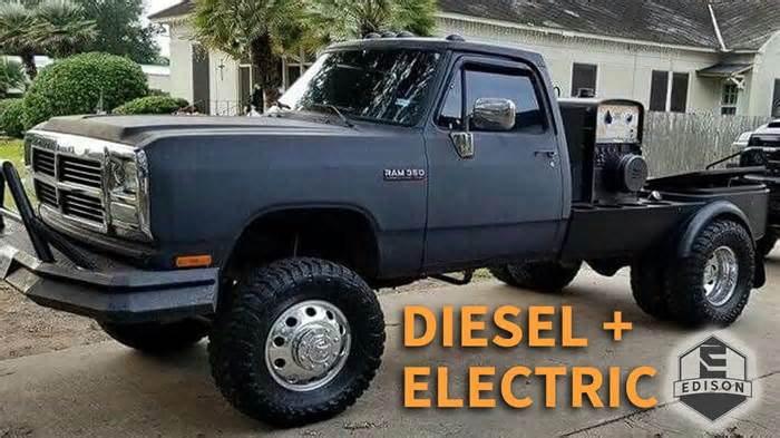 Diesel-Electric Semi Maker Edison Wants to Sell Pickup Truck Conversion Kits