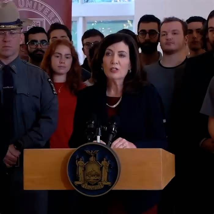 Governor Kathy Hochul denounces antisemitism, reassures Jewish students at Cornell