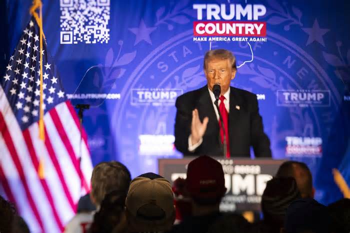 Donald Trump Campaigns In New Hampshire