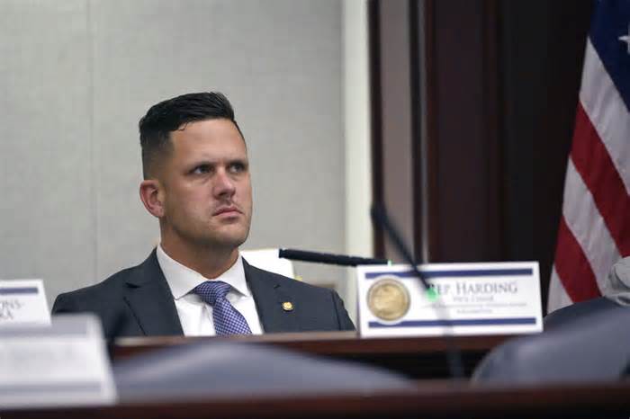 Florida Rep. Joe Harding pleaded not guilty during an hearing on Tuesday, the same day the grand jury indicted him, and said he has repaid the loans.