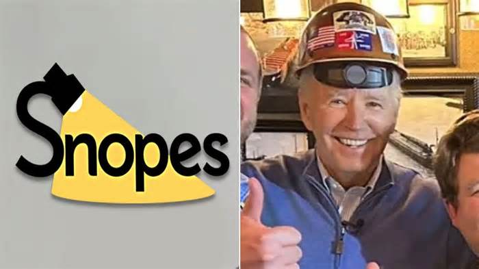 Snopes was forced to issue a correction after critics blasted its fact-check claiming President Biden was wearing his hard hat correctly.