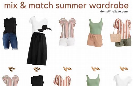 Mix & Match Summer Capsule Wardrobe (Perfect for Spring Break Too)