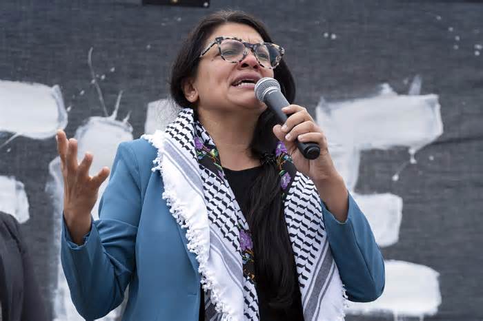 Rep. Rashida Tlaib, the only Palestinian American in Congress, has come under fire since the war started on Oct. 7 from some in her party over what her critics saw as insufficient condemning of Hamas' attacks on civilians.