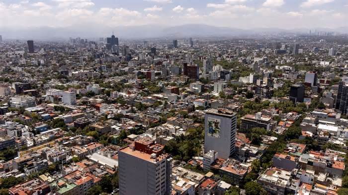 An aerial view of Mexico City, one of the biggest megacities in the world. - Cesar Rodriguez/Bloomberg/Getty Images