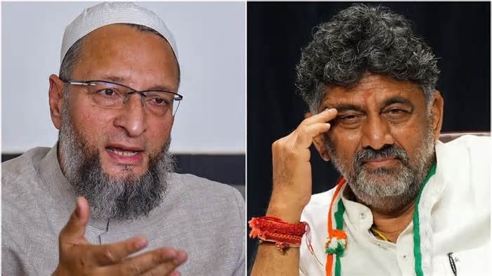 'Just because you haven't heard...': Owaisi to DK Shivakumar on IT Park for Muslims