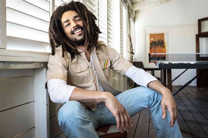 Kinglsey Ben-Adir as Bob Marley in 'Bob Marley: One Love'