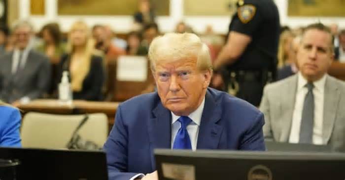 Donald Trump at his New York civil fraud trial. By: MEGA
