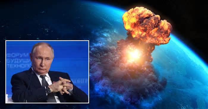 Putin 'preparing to launch a nuclear weapon into space'
