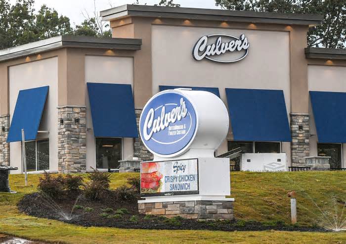 A Culver's restaurant is photographed in September in Anderson, South Carolina.
