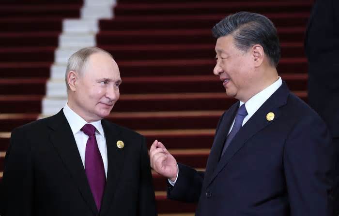 Russian President Vladimir Putin and Xi Jinping