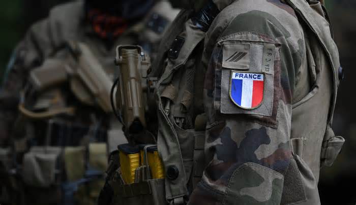French soldiers during NATO drill Germany 2023