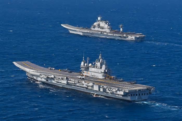 India's Two Aircraft Carriers