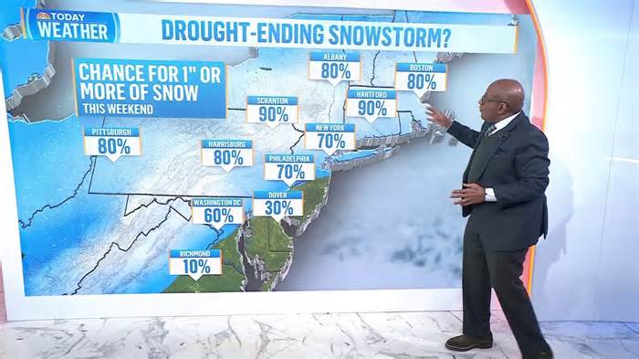 Major winter storm expected to reach East Coast this weekend