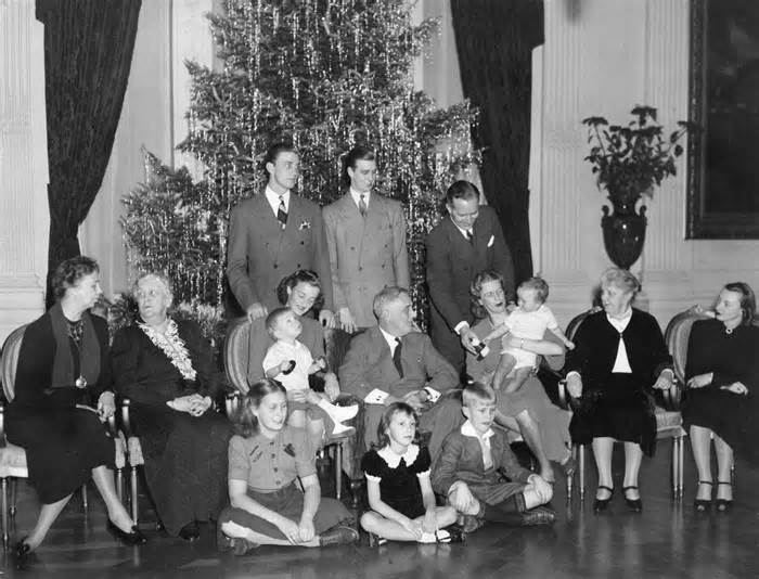 Franklin Delano Roosevelt and Family in 1939