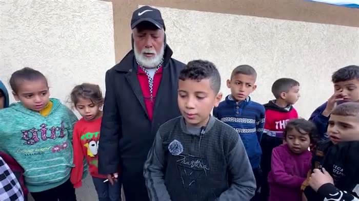 Gaza boy tells of his family killed by Israeli strike Thumbnail