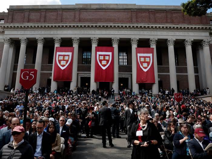 Harvard alumni are slashing donations and taking the college out of their wills over its response to the Israel-Hamas war: Bloomberg