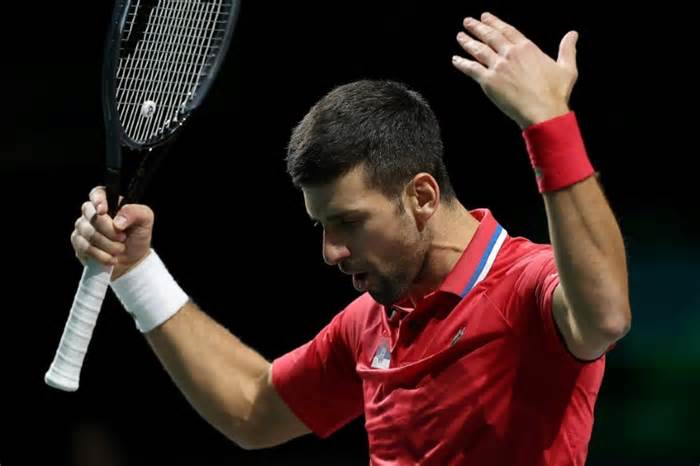 Novak Djokovic was beaten twice as Serbia crashed out