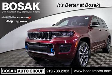 Red 2023 Jeep Grand Cherokee Overland 4xe