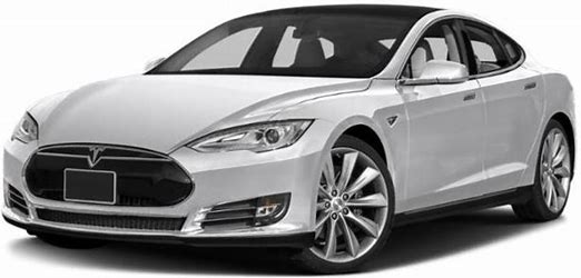 White 2014 Tesla Model S P85, Image 0