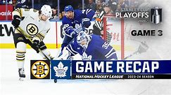 Gm 3: Bruins @ Maple Leafs 4/24 | NHL Playoffs 2024
