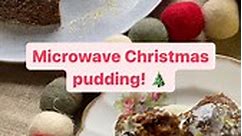 MICROWAVE CHRISTMAS PUDDING- full recipe below 🥳🎄😍 If you have forgotten to sort a Christmas pudding, don't worry! This christmas pudding is a real cheats verison and it tastes fantastic! This can be made a couple of days before hand and wrapped up well for you to reheat in the microwave but I recommend mixing this up and popping into the fridge and cooking in the micrwoave from fresh on the day as its just that little bit softer but either way works well! Ingredients (serves 6-8) 50g fresh w