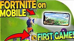 FORTNITE MOBILE CLONE *OUT NOW!* - My FIRST GAME - Fortcraft Battle Royale Gameplay Android / iOS